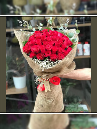 41 Kırmızı Gül Buketi
