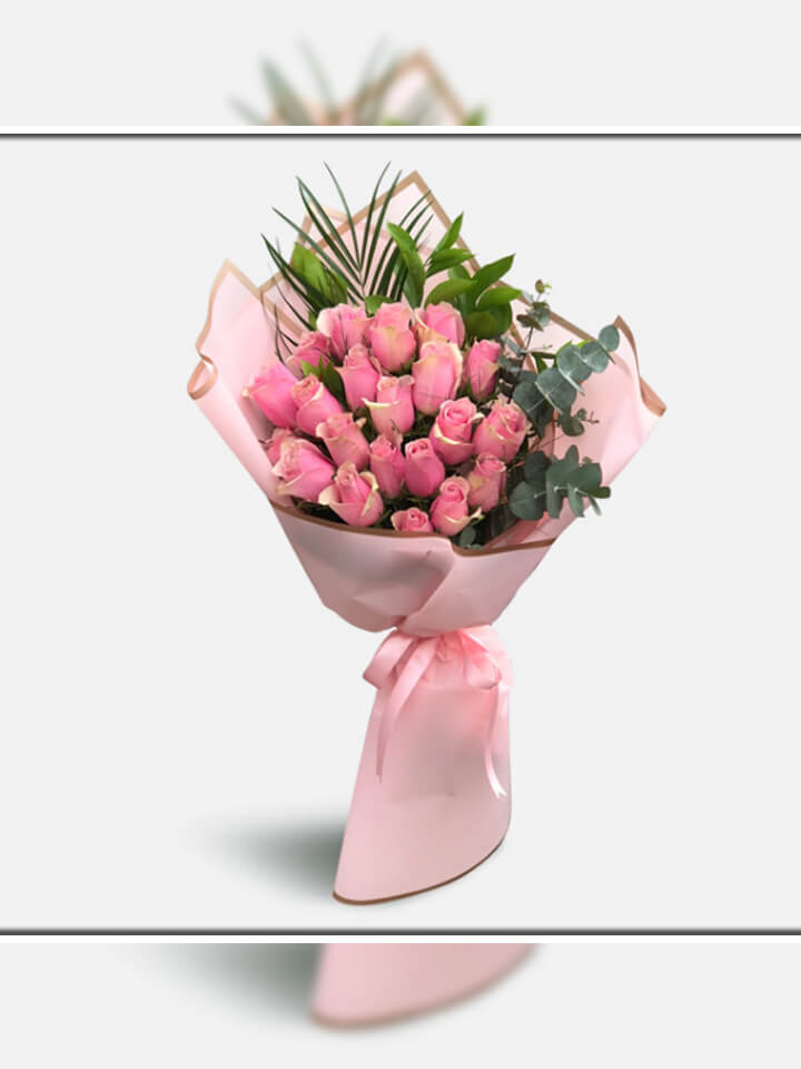 21 Pink Roses