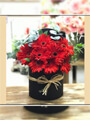 Çiçekçi - Kutuda Kırmızı Gerbera Çiçekleri