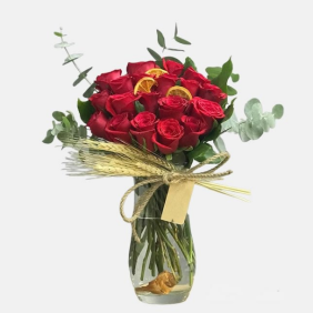  Burdur Çiçek Siparişi Love 19 Adet Kırmızı Güller